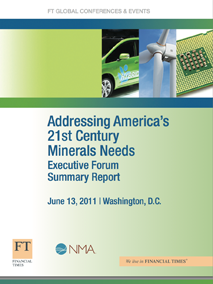 Addressing America’s 21st Century Minerals Needs: An Executive Forum Summary Report