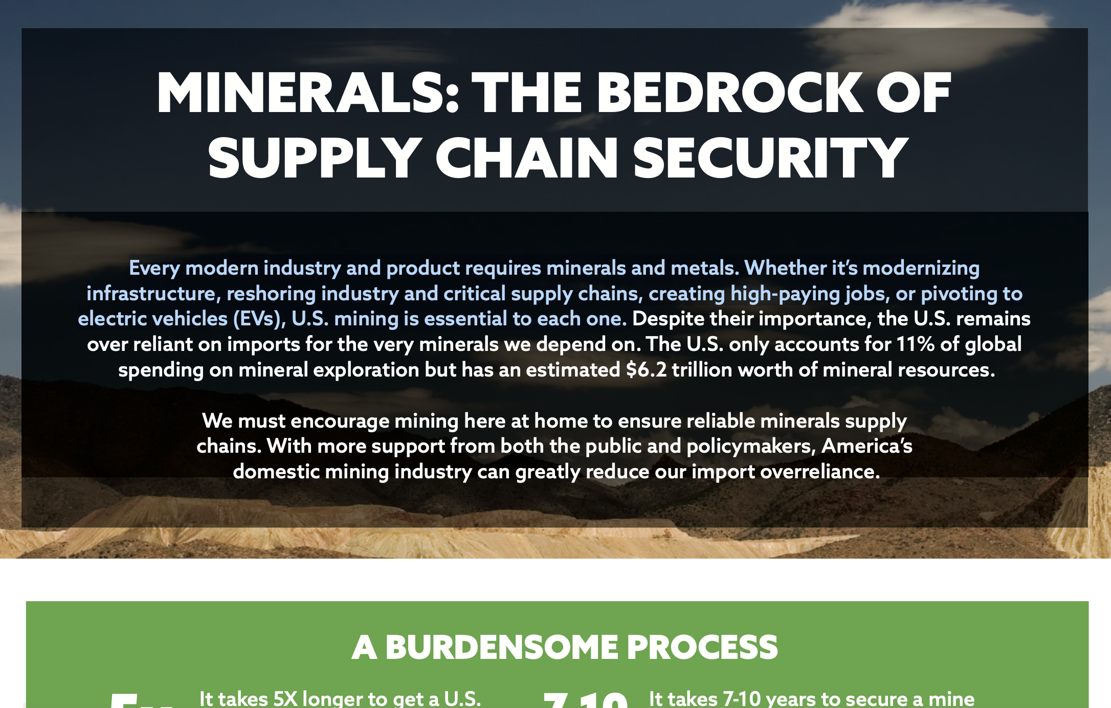 Minerals: The Bedrock of Supply Chain Security - Minerals Make Life